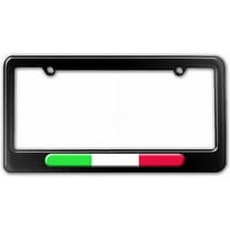 Italian Flag, Italy License Plate Tag Frame, Multiple Colors