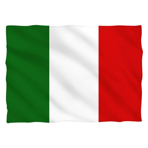 Italian Flag Pillow Case