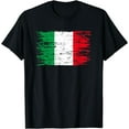 thumbnail image 1 of Italian Flag Pride Vintage Root Gift Italy T-Shirt, 1 of 4