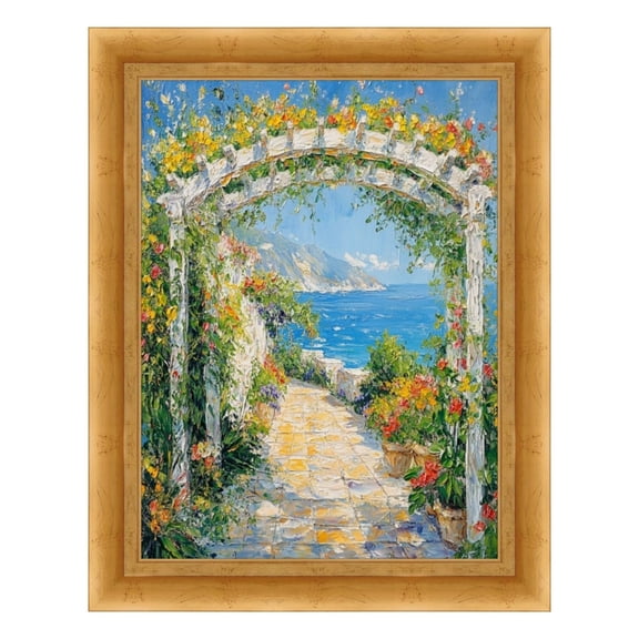 Italian Florentine Gold Leaf Shadow Box Picture Frame 30x30 frame