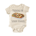 thumbnail image 1 of Italian Focaccia Bread Newborn Baby Bodysuit, 1 of 6