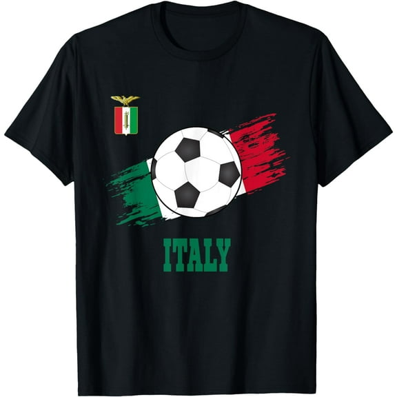 Italian Football Italia, Futbol T-Shirt mens t hirt men，black，women，misfits，journey ，boys