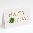 thumbnail image 1 of Italian Greyhound #2 Happy Holidays Greeting Cards and Envelopes Pack of 8 7 in x 5 in, 1 of 3