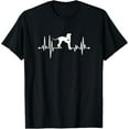 thumbnail image 1 of Italian Greyhound Heartbeat Dog Lover T-Shirt, 1 of 3