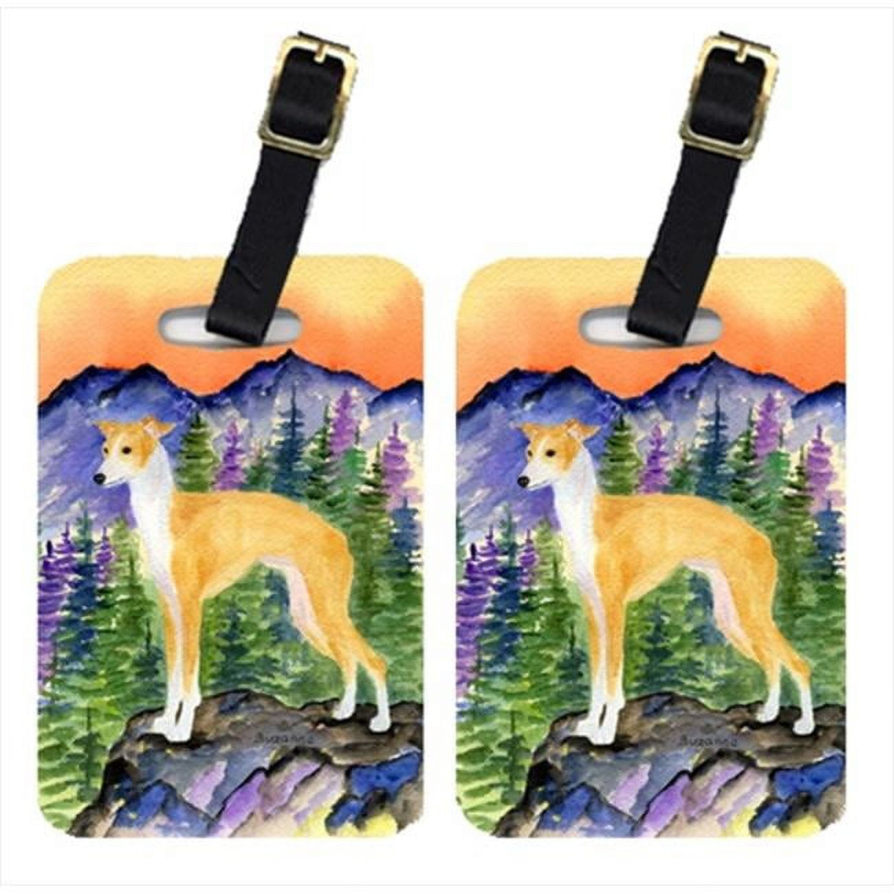 Italian Greyhound Luggage Tags Pack 2