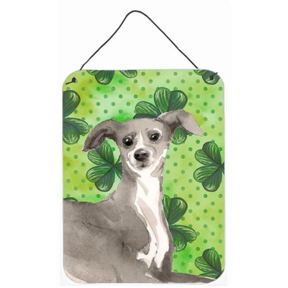 Italian Greyhound St. Patricks Wall or Door Hanging Prints