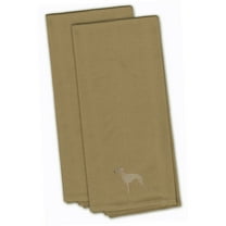 Italian Greyhound Tan Embroidered Towel Set of 2