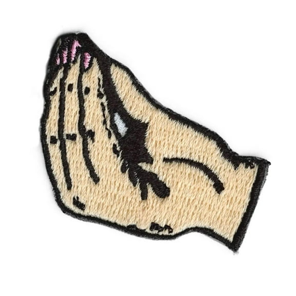 Italian Hand Embroidered Iron On Patch