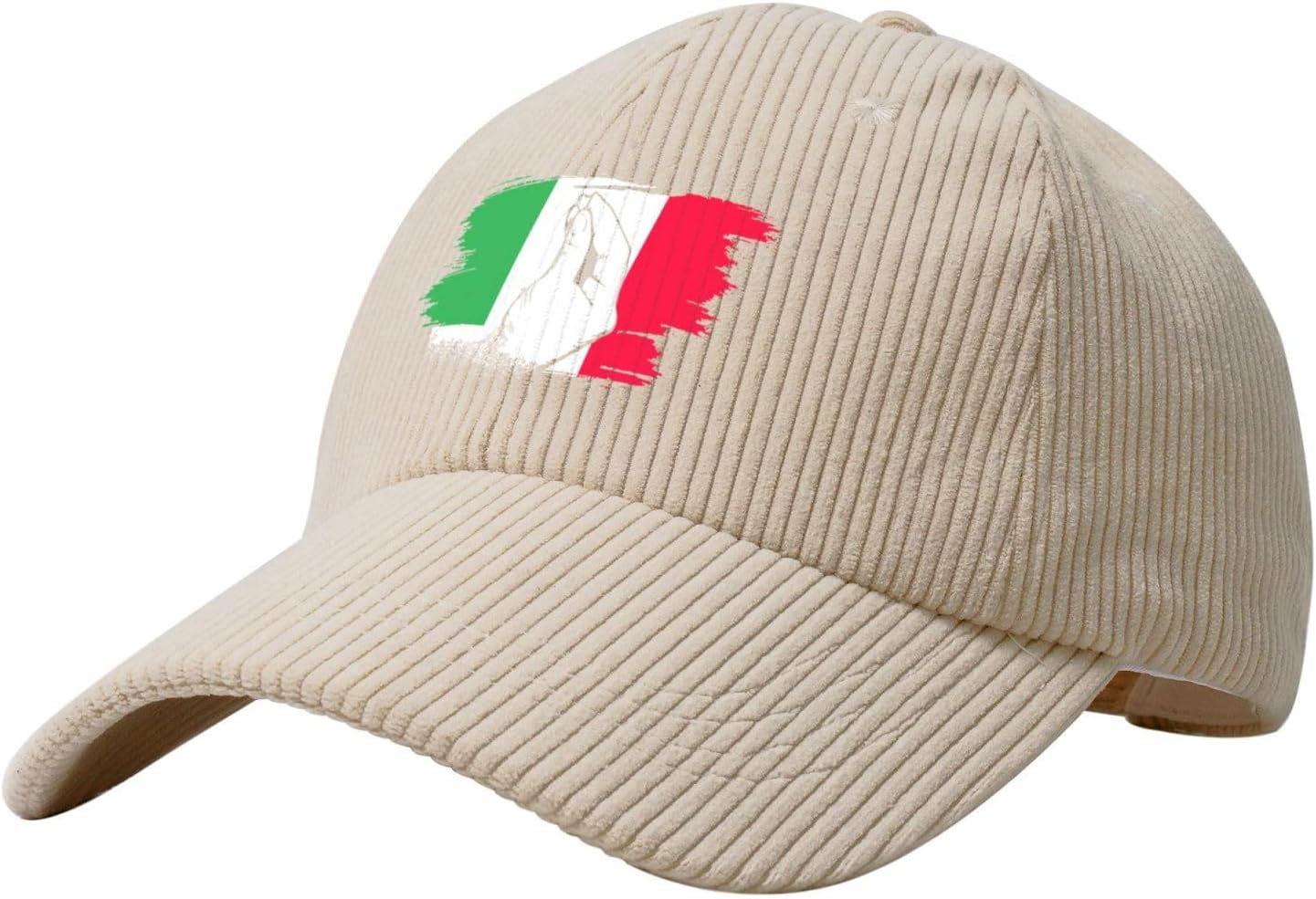 Italian Hand Gesture Hat Corduroy Baseball Cap Vintage Adjustable ...
