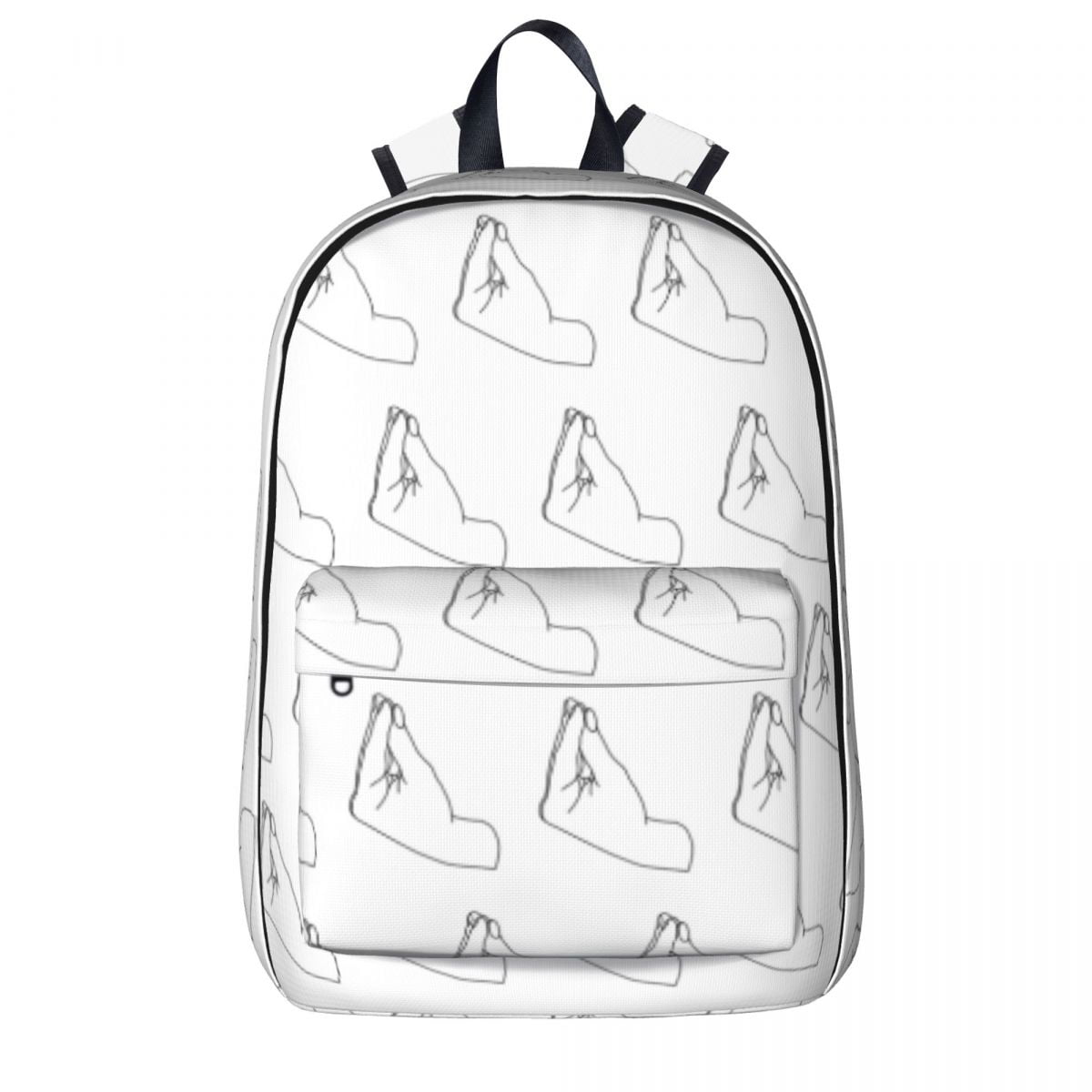 Italian Hand Gesture Sing Language Backpacks Large Capacity Student ...