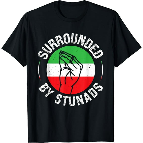 Italian Hand Gesture Souvenir - Surrounded By Stunads T-Shirt