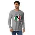 thumbnail image 1 of Italian Heritage Italian Flag Boot Unisex Long Sleeve Tee (Athletic Heather, XS), 1 of 2