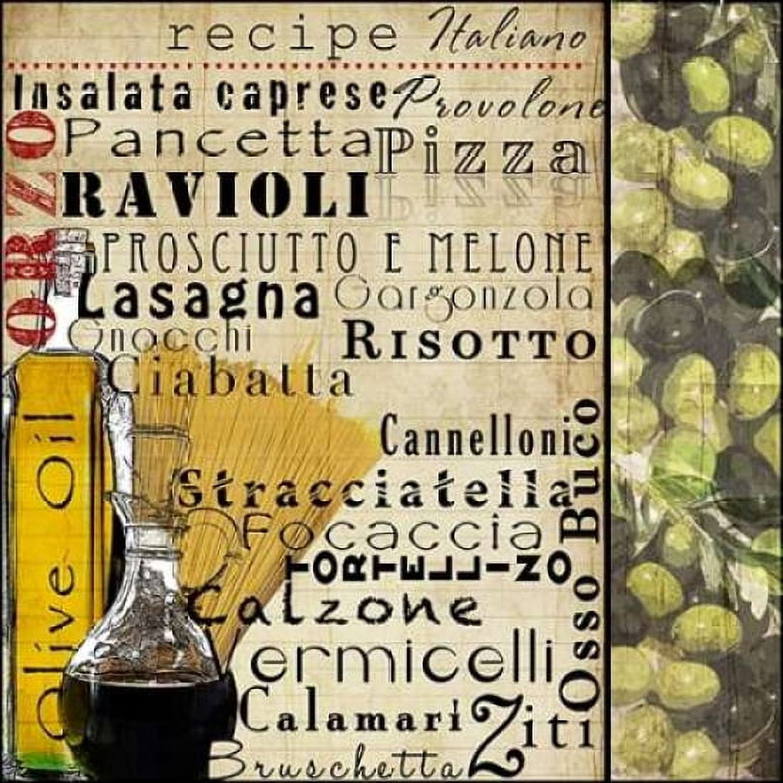 Italian I Canvas Art - Lisa Wolk (24 x 24)