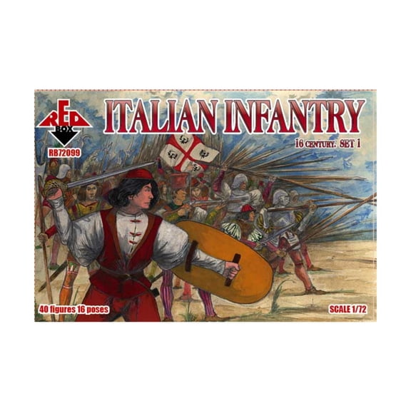 Red Box, The Italian Infantry Set #1 New