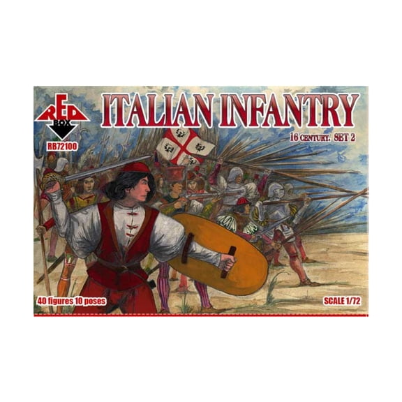 Red Box, The Italian Infantry Set #2 New