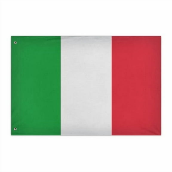 Italian Italy Flag 3x2 Ft Double Sided Outdoor National-Flags Polyester Material with 2 Metal Grommets