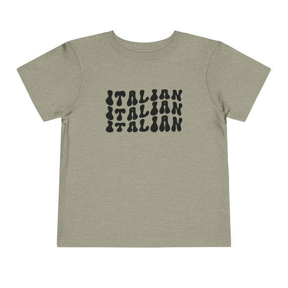 Italian Italy Pride Toddler Shirt Gifts Boy Girl Size 2T-5T
