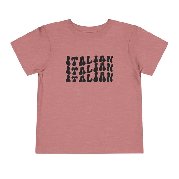 Italian Italy Pride Toddler Shirt Gifts Boy Girl Size 2T-5T