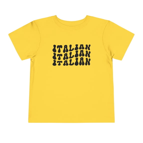 Italian Italy Pride Toddler Shirt Gifts Boy Girl Size 2T-5T