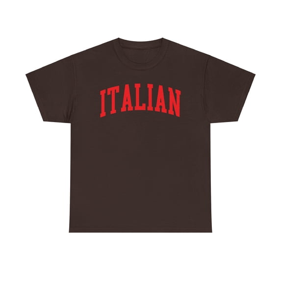 Italian Italy Shirt Gifts Tshirt Tee Crew Neck
