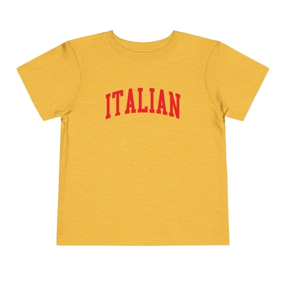 Italian Italy Toddler Shirt Gifts Boy Girl Size 2T-5T