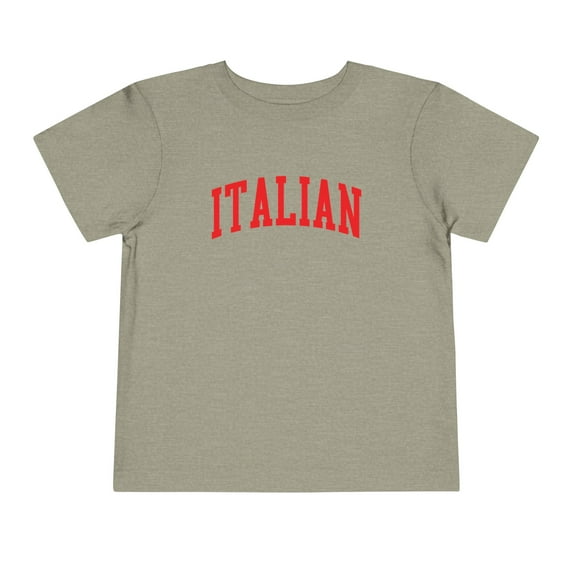Italian Italy Toddler Shirt Gifts Boy Girl Size 2T-5T