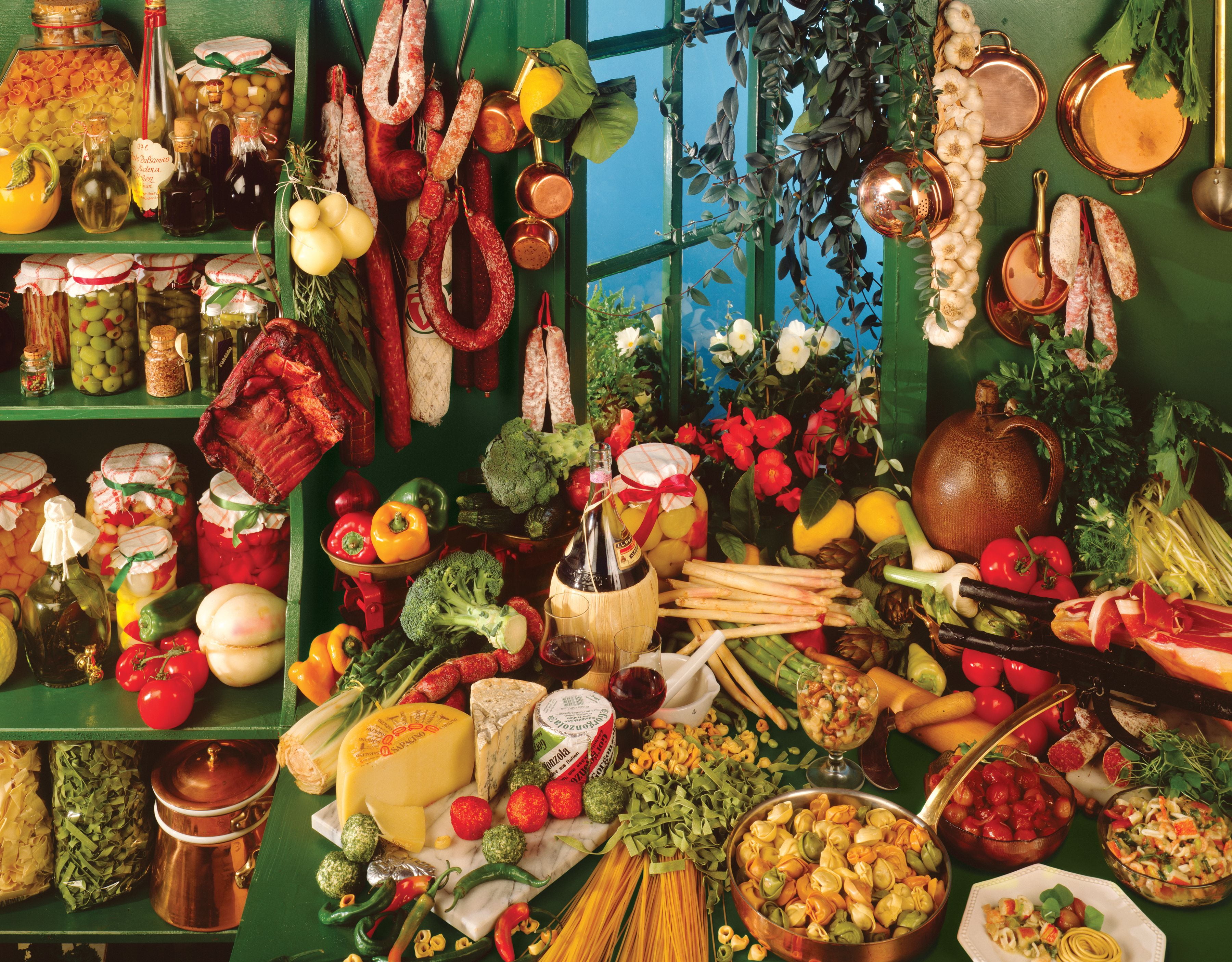 Springbok 500 Piece Italian Kitchen Jigsaw Puzzle for Adults