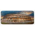 thumbnail image 1 of Italian Kitchen Mat, View of Colosseum Under the Autumn Sunset in Rome Italian Landmark Historical Print, Plush Decorative Kitchen Mat with Non Slip Backing, 47" X 19", Blue Tan, by Ambesonne, 1 of 1