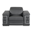 thumbnail image 1 of Italian Leather Chaise Lounge | Suitable for Spa Area | Top Grain Leather & Reinforced Structure | Solves Sagging Issues, 1 of 6