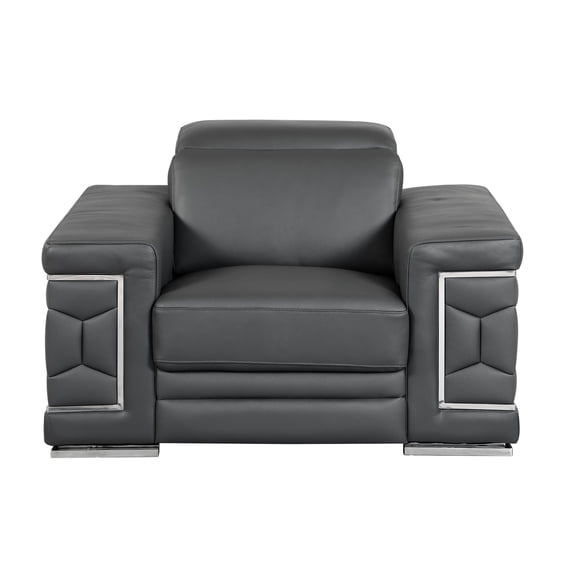Italian Leather Chaise Lounge | Suitable for Spa Area | Top Grain Leather & Reinforced Structure | Solves Sagging Issues
