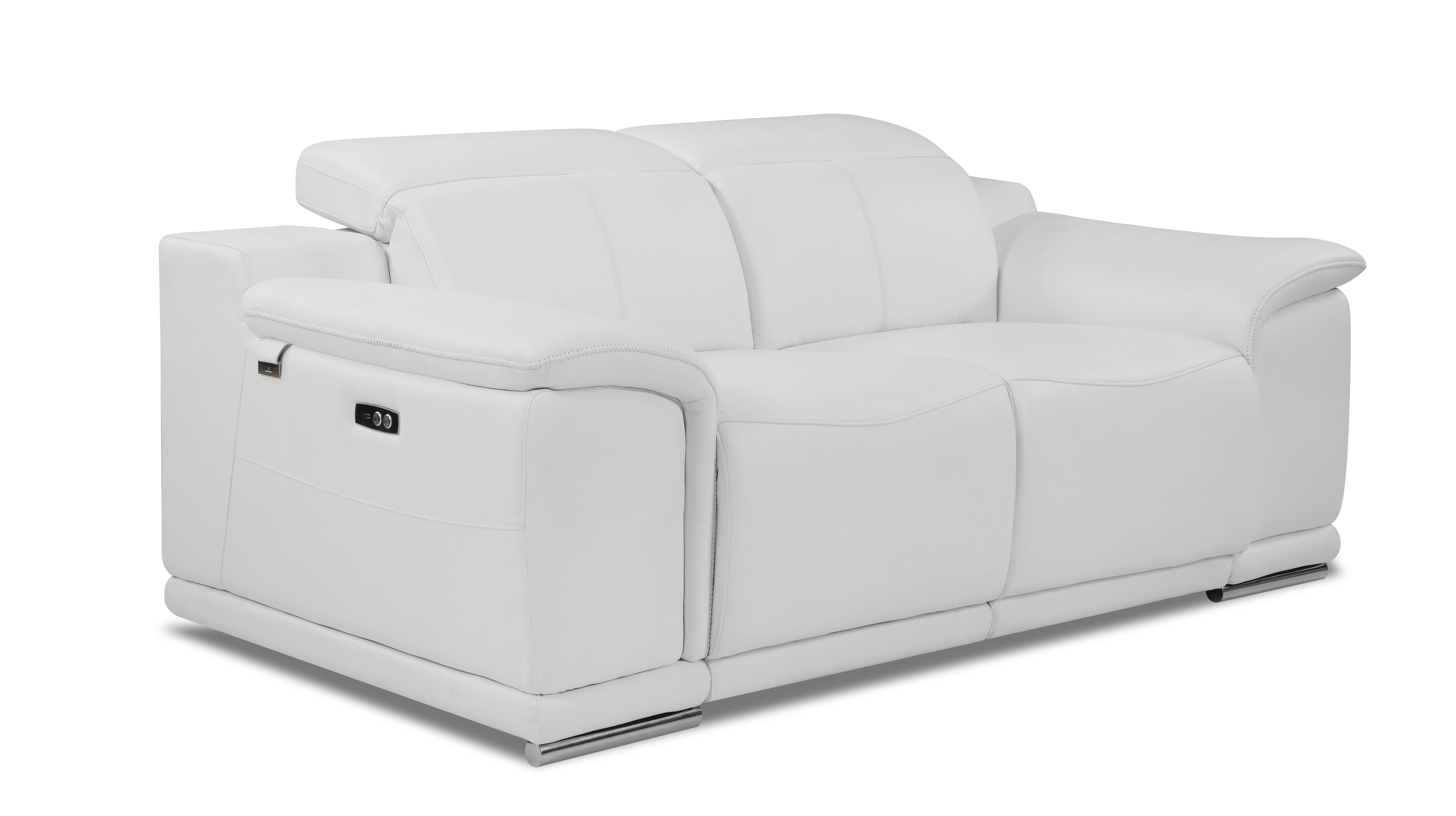 Italian Leather Power Reclining Loveseat Ultimate Comfort & Style