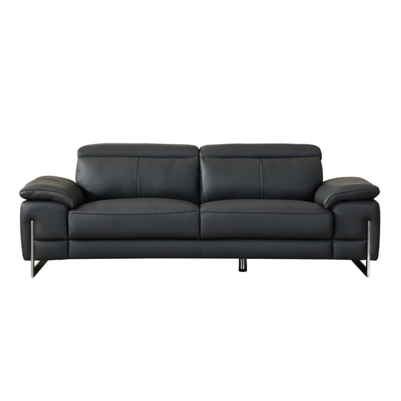 Italian Leather, Reinforced Frame / Stable Sofa for Kids