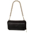 thumbnail image 1 of Italian Leather Wallet On Chain, Black, 1 of 4