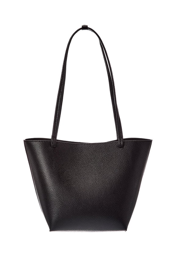 Yara Leather Top Handle Bag, Black