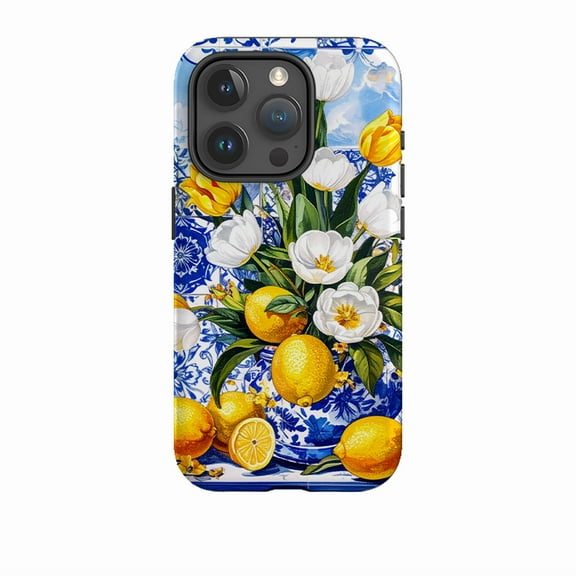 Italian Lemons Summer Fruit Citrus Phone Case for iPhone 16 15 14 13 12 11 Pro Max