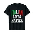 thumbnail image 1 of Italian Lives Matter Shirt For Men Women Italy Flag T-Shirt Men Women Casual Vintage T-Shirt, 1 of 5