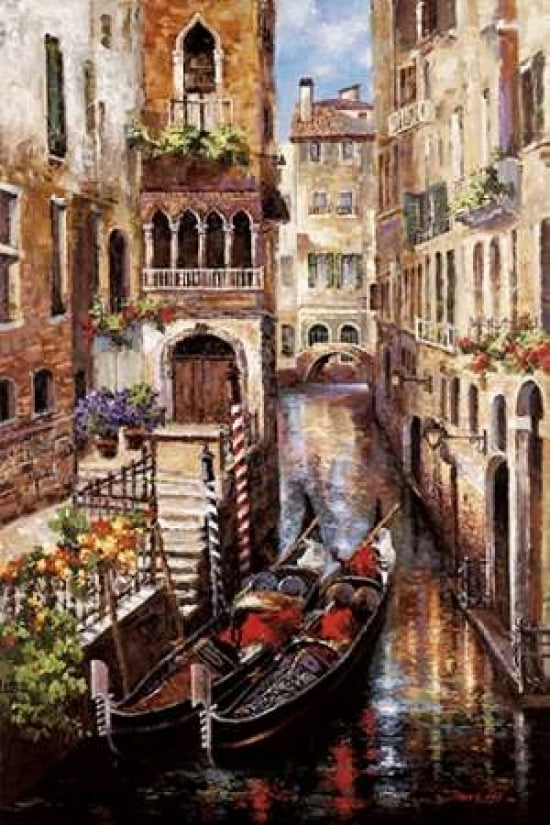 Italian Love Story Canvas Art - James Lee (12 x 18)