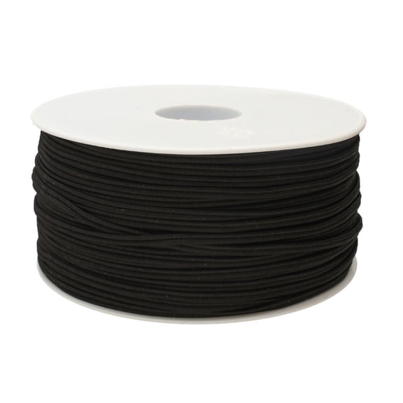 The Beadsmith Italian Luxury Soutache – Made of Acetate – Midnight Color – 100 Meter (328 Foot) Spool – Decorative Braid for Jewelry Making, Drapery Trimming and Clothing