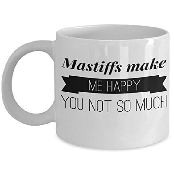 Italian Mastiff 11 oz Coffee Mug - Funny Gift for Dog Lovers White Ceramic