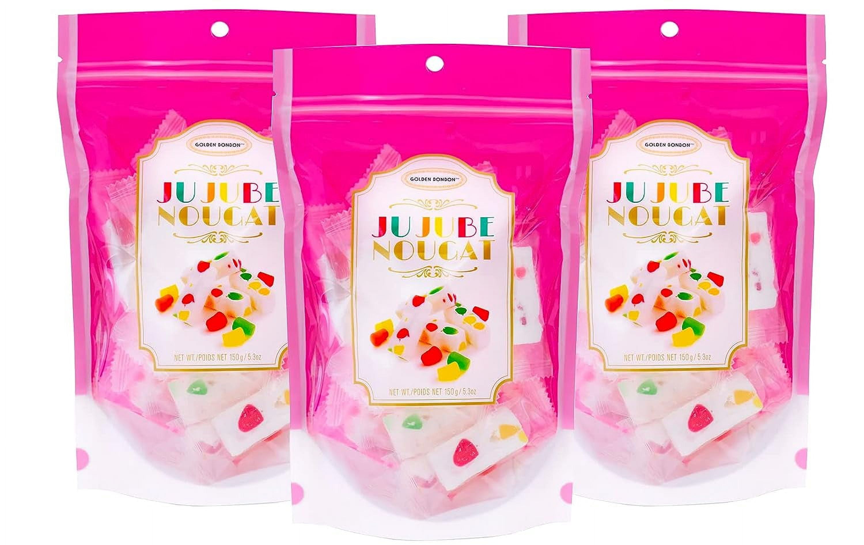 Italian Nougat Candy Original Flavor, Soft And Chewy With Fruity Jelly