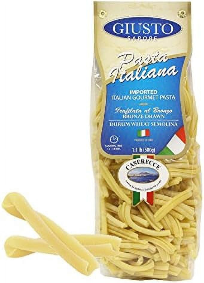 Italian Pasta Caserecce 454G Premium Organic Bronze Drawn Durum