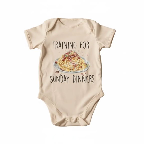 Italian Pasta Newborn Baby Bodysuit