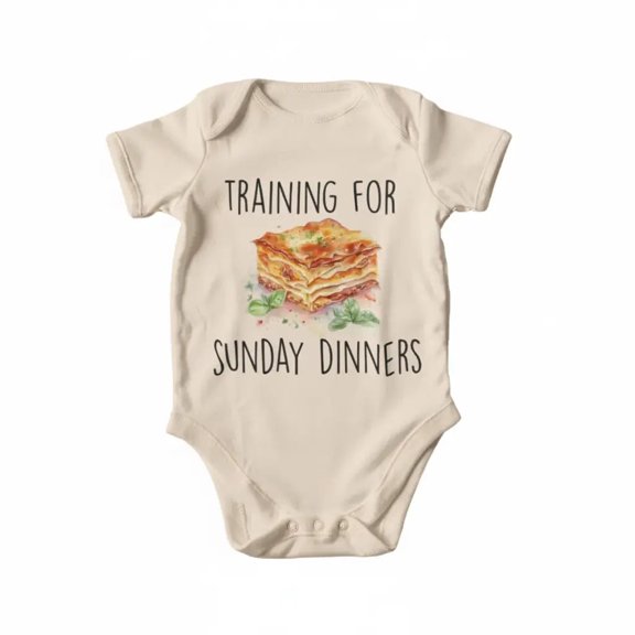 Italian Pasta Newborn Baby Bodysuit