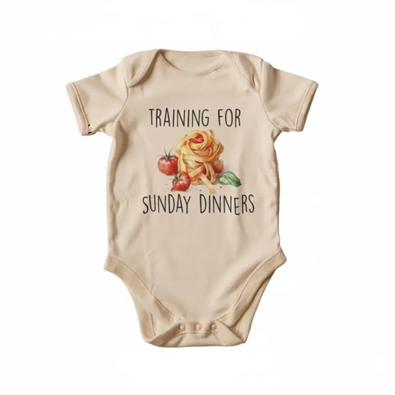 Italian Pasta Newborn Baby Bodysuits
