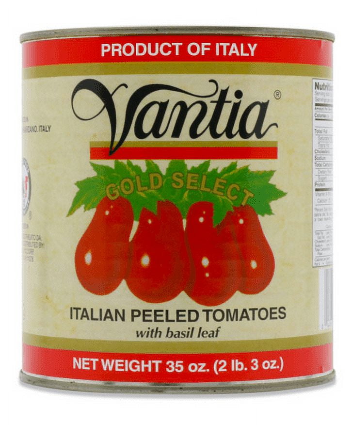 Italian Peeled Tomatoes with Basil Leaf 28 oz (PACKS OF 6)