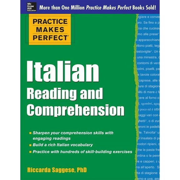 Italian Reading and Comprehension, (Paperback)