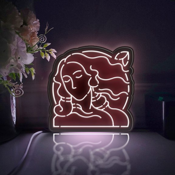 Italian Renaissance Led Light Box, Dimmable Neon-Like Light Signs USB Power for Wall Decor Bedroom Decoration, Static Light (WxH) 16"x16"