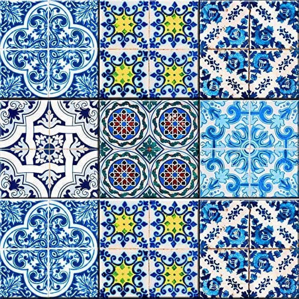 Italian Retro Tile Blue House Wedding Favors Tile Edible Cake topper ...