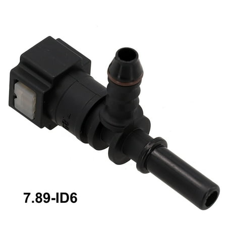 Car Fuel Quick Connector 7.89 ID6 T-Union T-Type Coupling Fuel Quick Connector Plastic Pipe Injector For Car Pip
