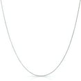 thumbnail image 1 of Italian Round Box Chain Sterling Silver 1MM, Solid 925 Italy, Next Level Jewelry, 1 of 6